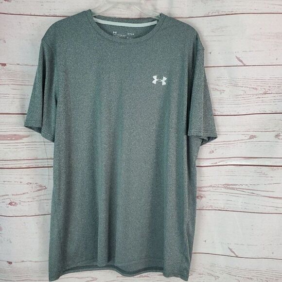 Under Armour Heat Gear Loose Fit Crew Neck Tee Shirt Size Large - Picture 1 of 6